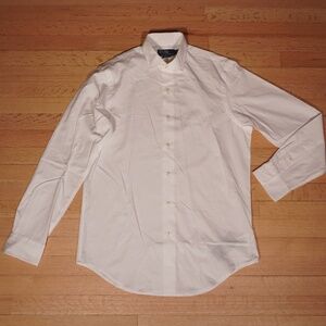 Polo Ralph Lauren Classic Fit Poplin Dress Shirt White 100% Cotton Brand New